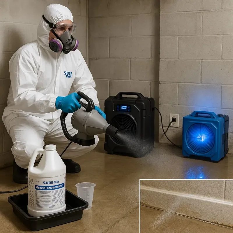 Sanitization and Odor Removal process in El Granada, CA