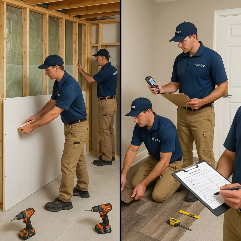 Repairs and Reconstruction process in El Granada, CA